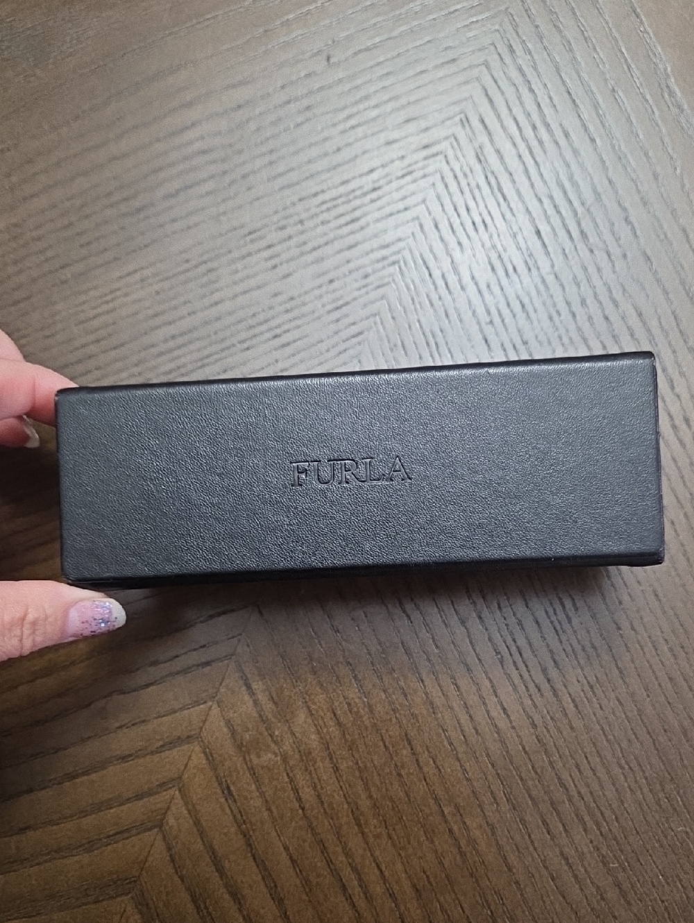 Furla Black Magnetic Sunglasses Case. Case Only No Sunnies